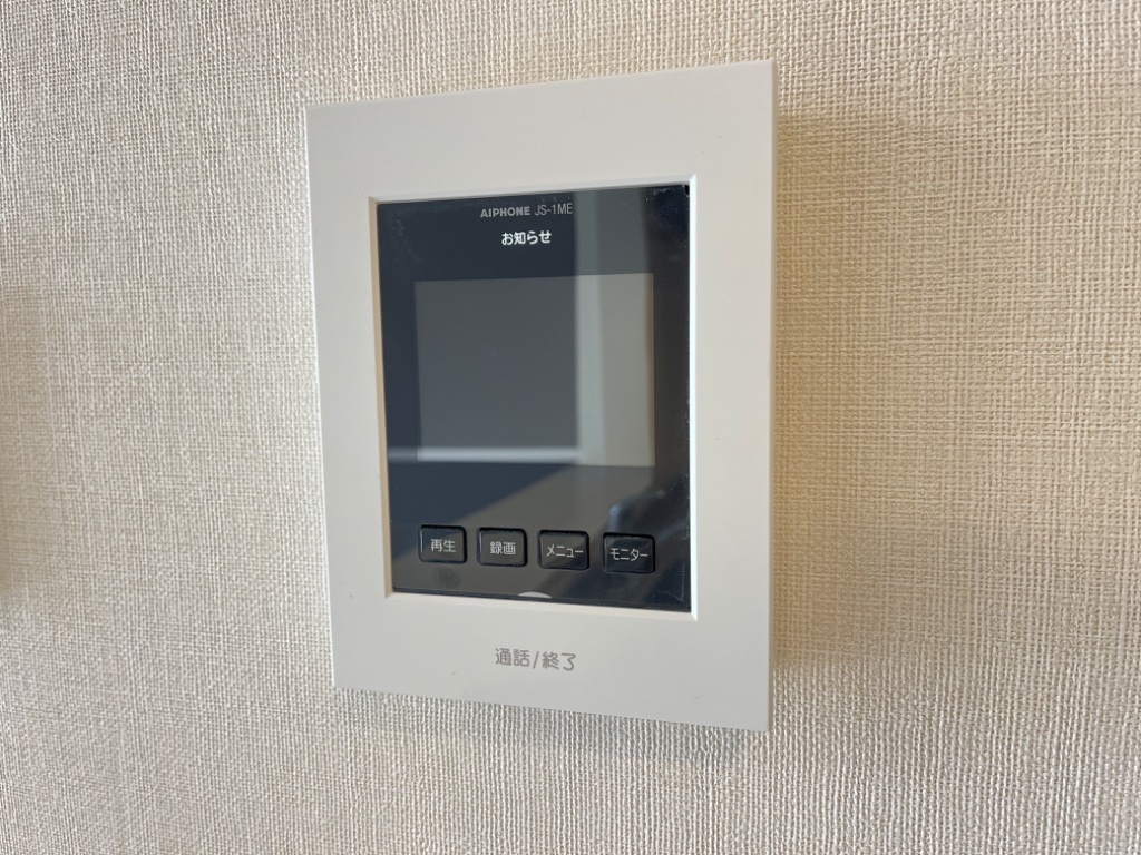 拡大写真:セラン 1階102のカメラ付インターホン(イメージ)