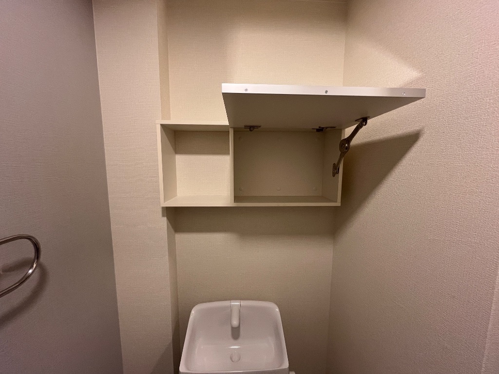 拡大写真:リアン・Ⅲ 1階105のトイレ収納