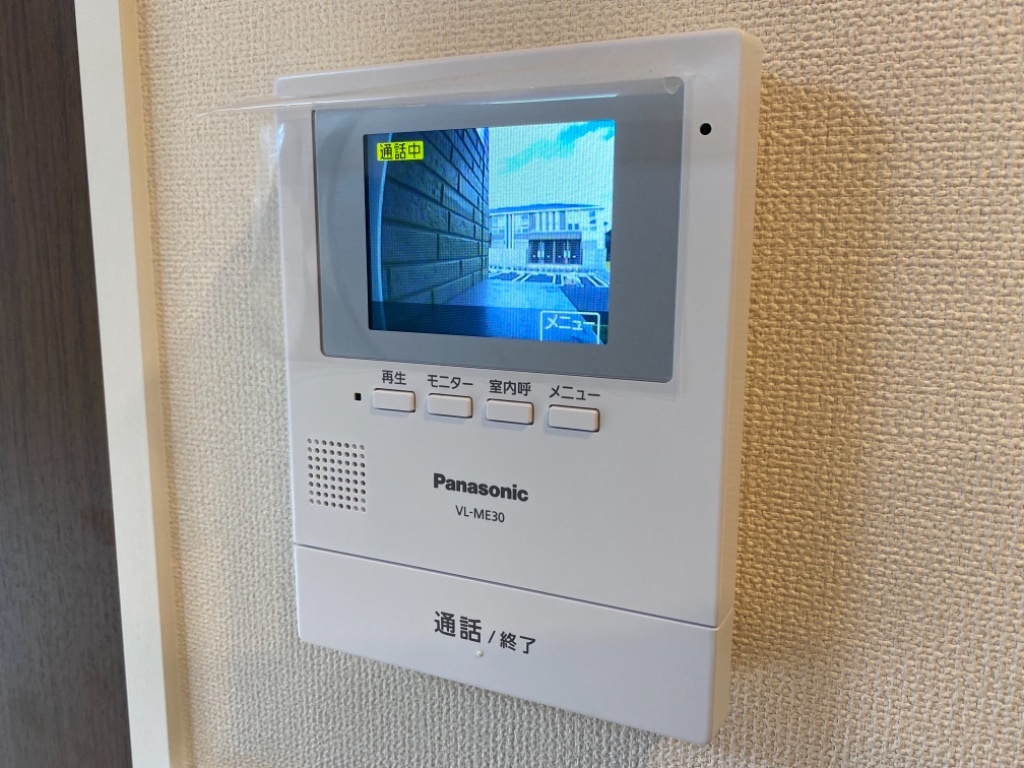 拡大写真：西宮市山口町　アパート新築工事 1階101のカメラ付インターホン(イメージ)