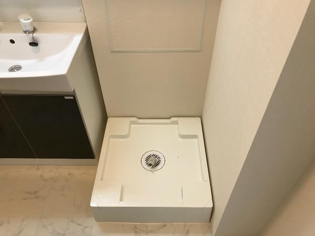 拡大写真：西宮市山口町　アパート新築工事 2階207の洗濯機置場(イメージ)