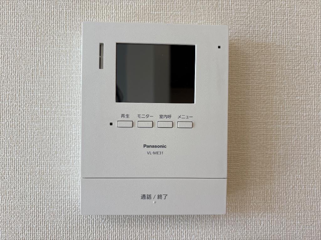拡大写真:chouette 2階202のカメラ付インターホン(イメージ)