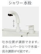 拡大写真:松戸市西馬橋相川町 アパート新築工事 2階201の洗髪洗面化粧台(イメージ)