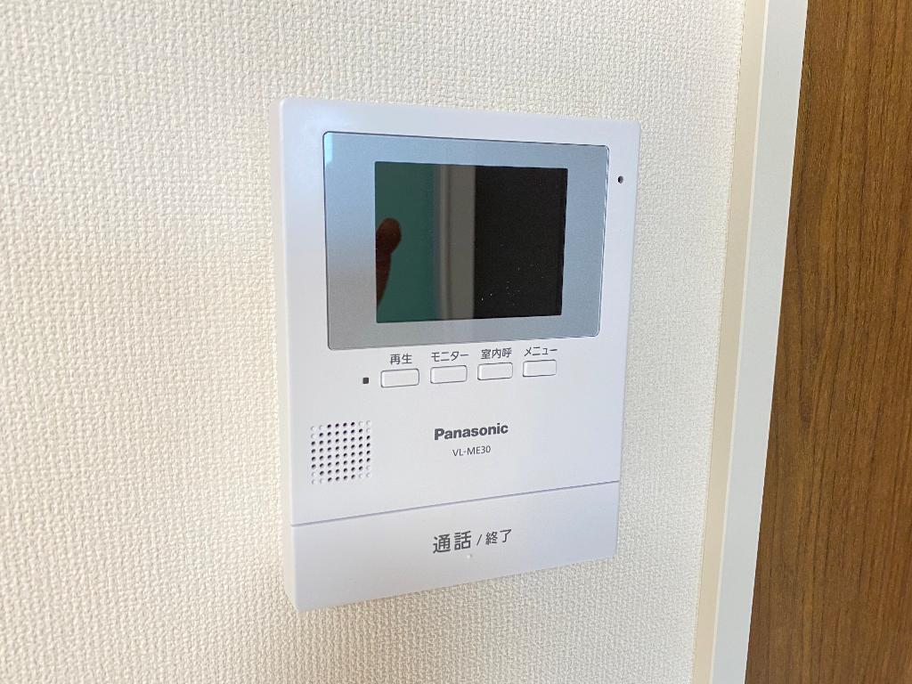 拡大写真:仮)太田市西本町アパート新築工事 1階103のカメラ付インターホン(イメージ)