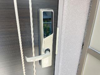拡大写真:(仮称)大和高田市有井新築アパート 2階203のセキュリティ(イメージ)