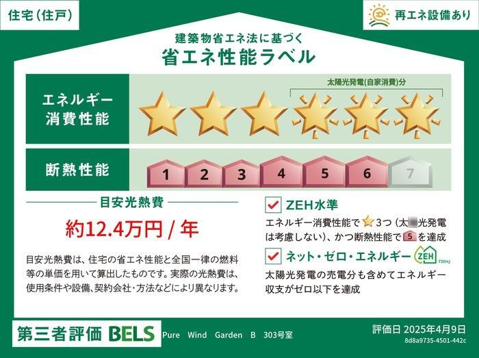 拡大写真:PureWindGarden B棟 3階303のその他