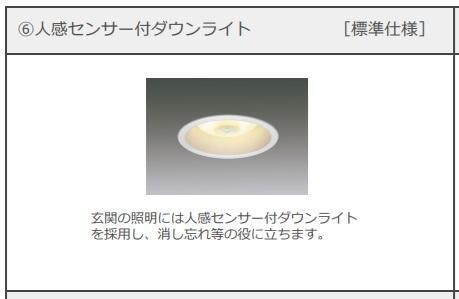 拡大写真:吉川市吉川美南アパート新築工事(仮 2階206の人勧センサーライト(イメージ)