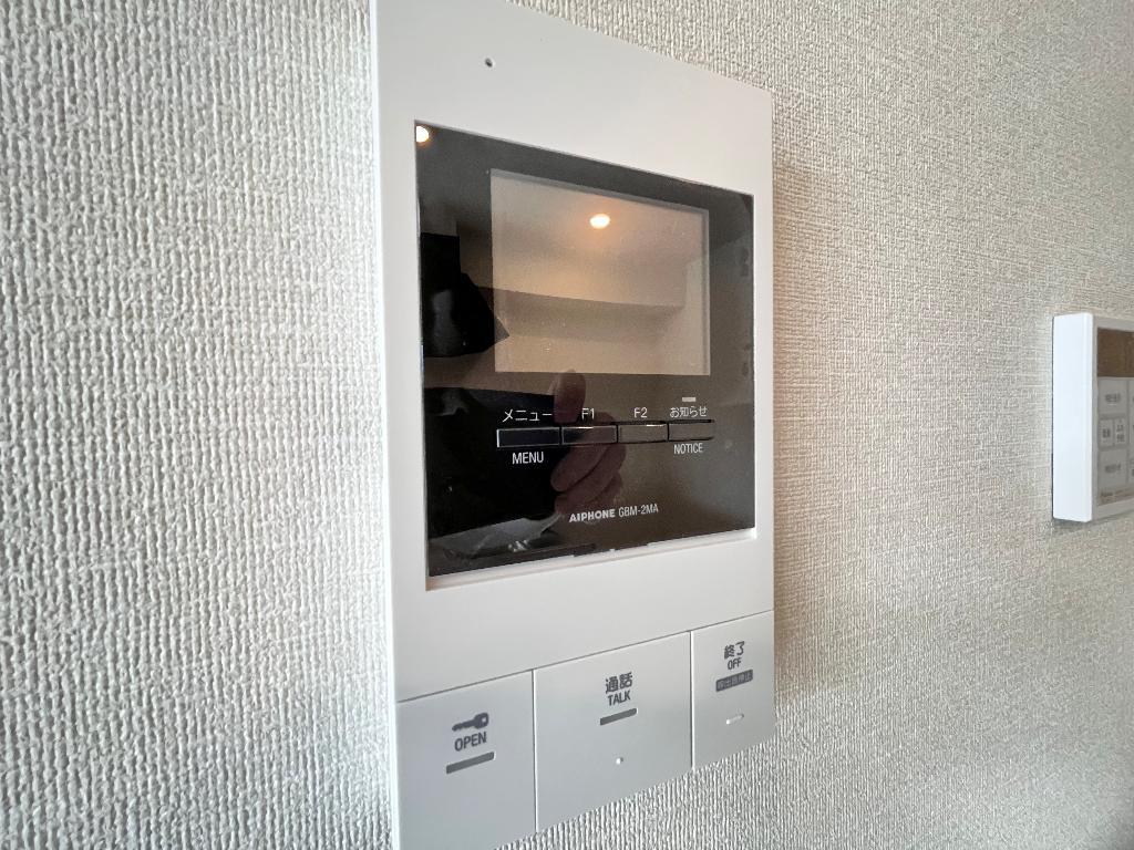 拡大写真:エーグレイス中広 1階102のカメラ付インターホン(イメージ)