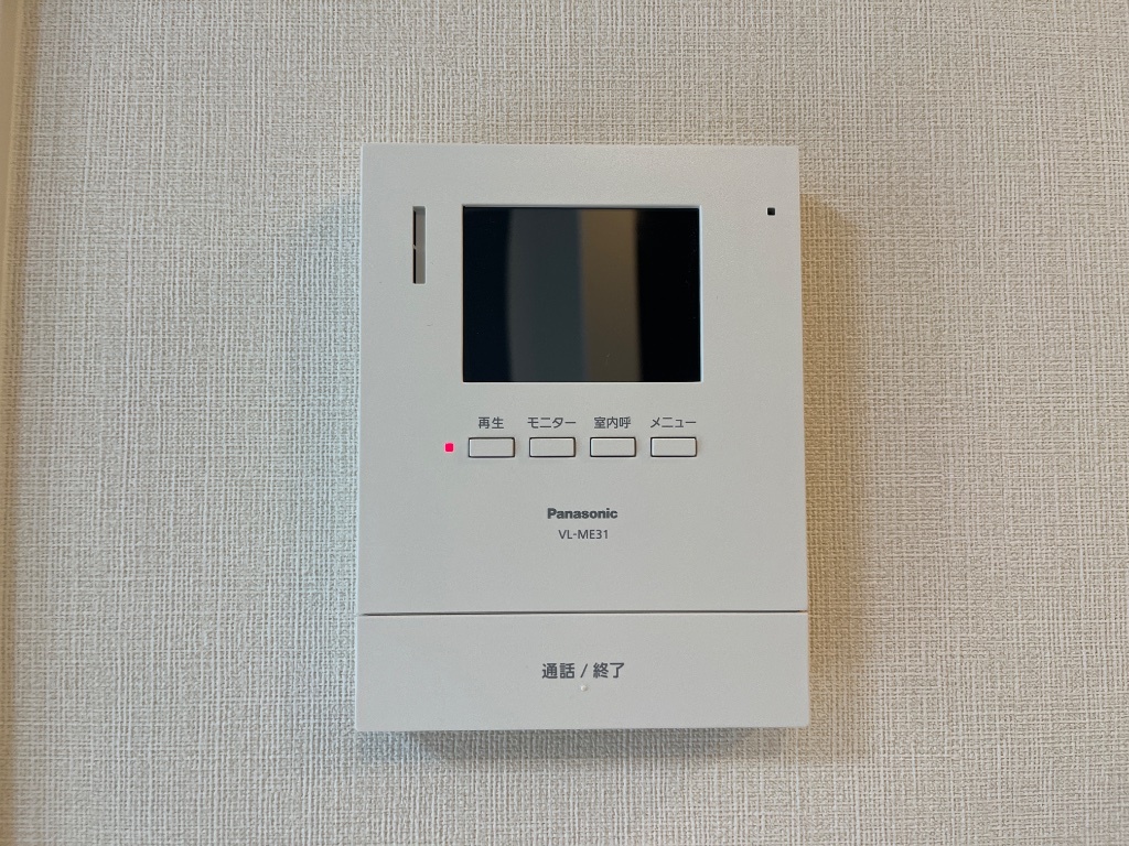 拡大写真:仮)ひたちなか市勝倉新築アパートA棟 1階102のカメラ付きインターホン(イメージ)