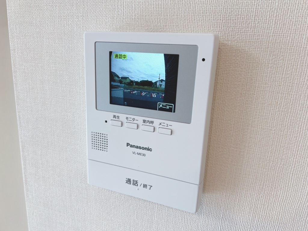 拡大写真:(仮称)市原市八幡新築アパート 1階103のカメラ付インターホン(イメージ)
