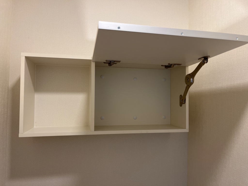 拡大写真:【仮称】赤羽根新築計画 1階101のトイレ上段収納(イメージ)