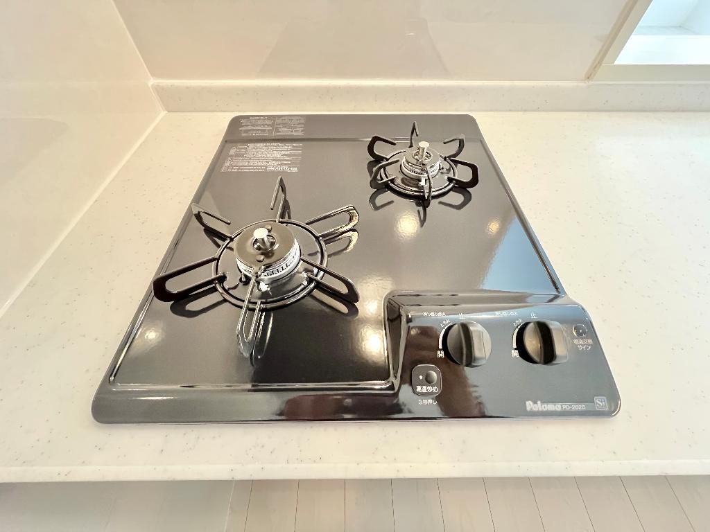 拡大写真:ジニアハイツ B 2階201のガスコンロ(イメージ)