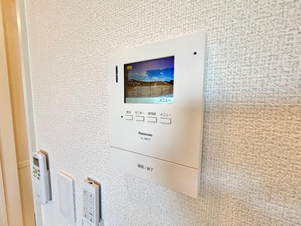 拡大写真:ジニアハイツ B 2階202のカメラ付インターホン(イメージ)