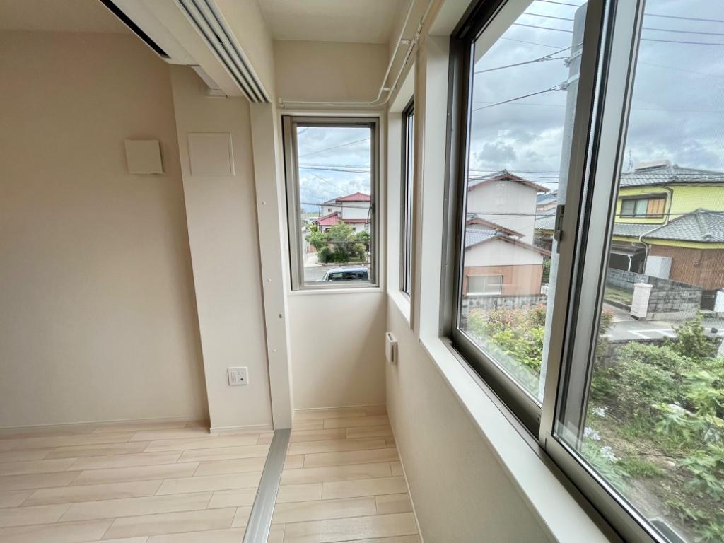 拡大写真:久留米白山町アパート新築工事 2階202のインナーテラス(イメージ)