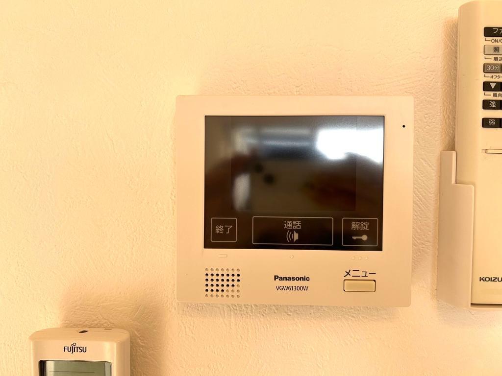 拡大写真:オリジン平安通 1階102のカメラ付インターホン(イメージ)