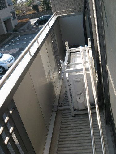 拡大写真:太田市大久保町 1階C102のベランダ(イメージ)