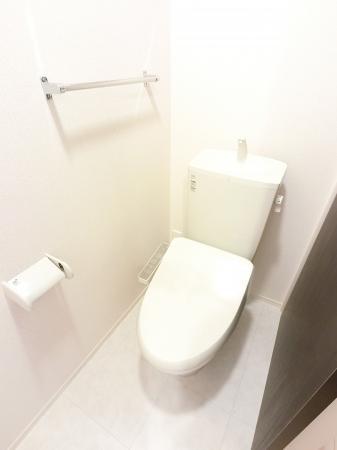 拡大写真:カスタリア A 3階307のシャワー付トイレ