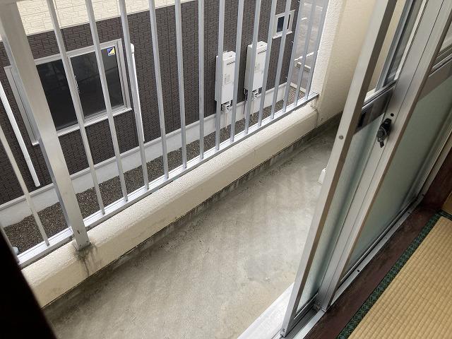 拡大写真:福島市黒岩字戸ノ内 2階203のベランダ