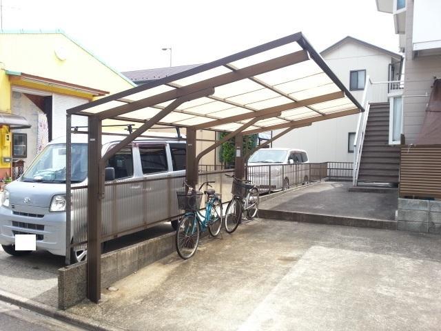 拡大写真:ライフイン 1階102の駐輪場