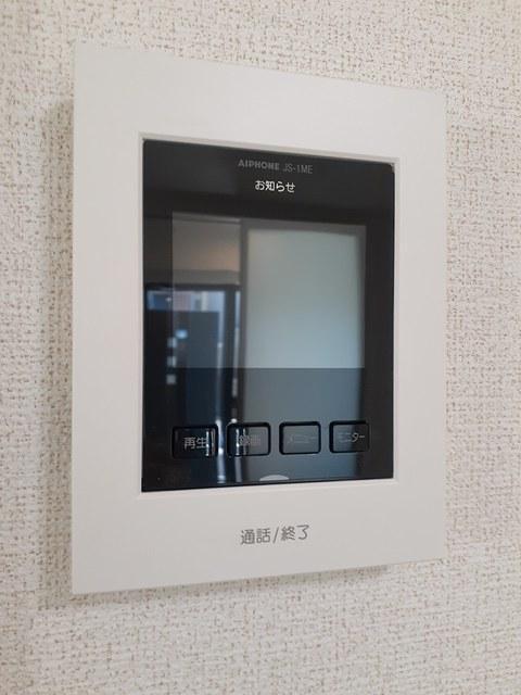 拡大写真:セレナーデ 2階201のカメラ付インターホン