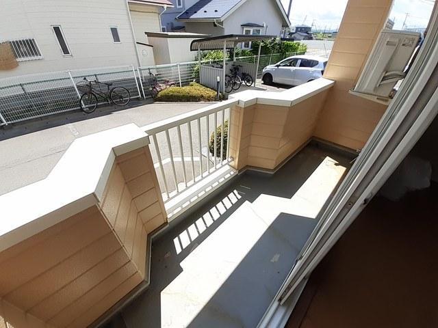 拡大写真:八戸市大字尻内町字尻内河原 1階101のベランダ