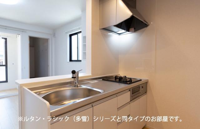 拡大写真:アルカンシエルC・D 1階D102のキッチン(イメージ)