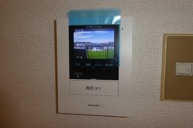 拡大写真:倉敷市笹沖 3階305のカメラ付インターホン