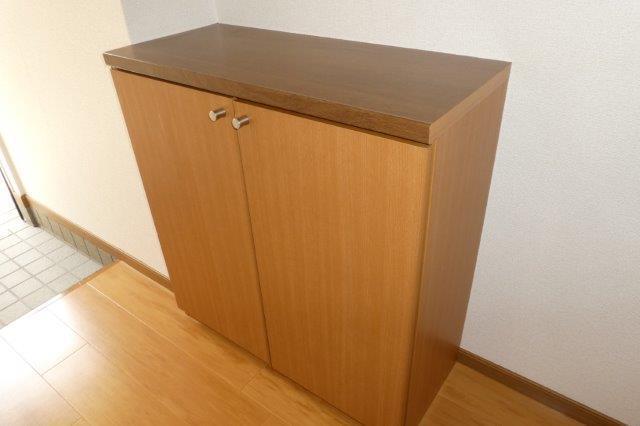 拡大写真:倉敷市水江 1階101のシューズボックス