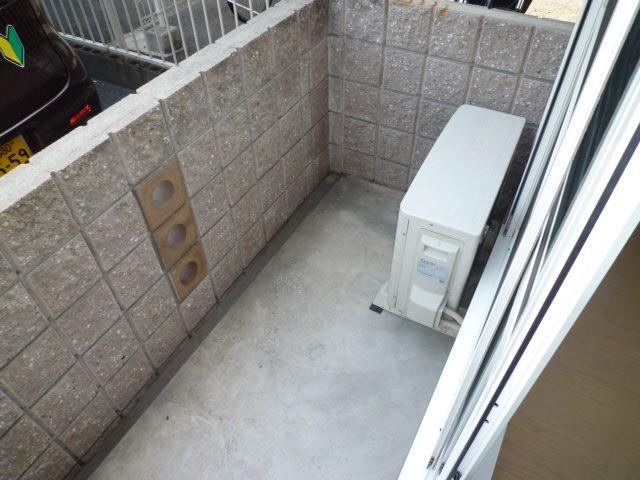 拡大写真:倉敷市美和1丁目 1階103のベランダ