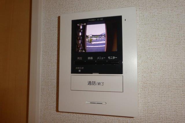 拡大写真:総社市井尻野 2階201のカメラ付インターホン(イメージ)