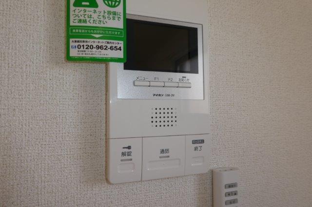 拡大写真:倉敷市幸町 2階202のカメラ付インターホン(イメージ)
