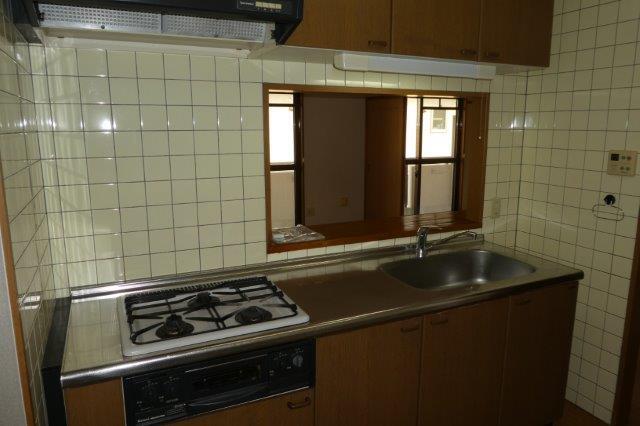 拡大写真:倉敷市茶屋町 1階103の3口ガスコンロ付(イメージ)
