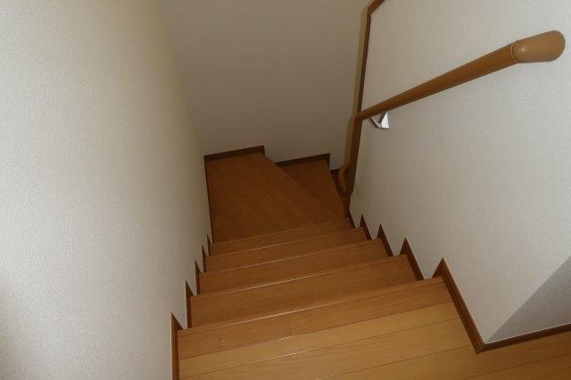 拡大写真:倉敷市水江 2階Bの階段