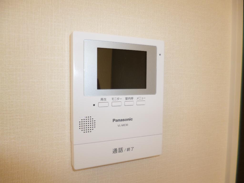 拡大写真:倉敷市中庄 2階202のカメラ付インターホン