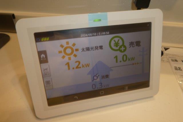 拡大写真:倉敷市美和2丁目 3階302の太陽光発電メーター(イメージ)