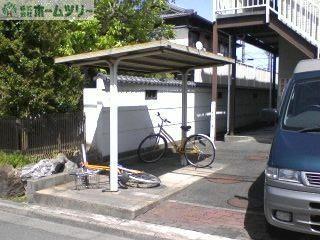 拡大写真：シティハイツサン 2階2Bの駐輪場