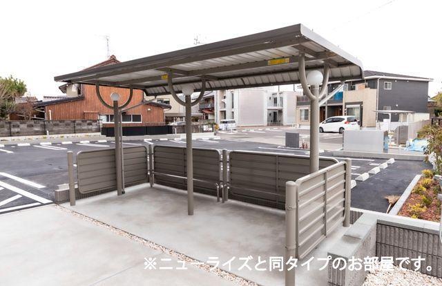 拡大写真:マレノワール桜橋 1階101の駐輪場(イメージ)