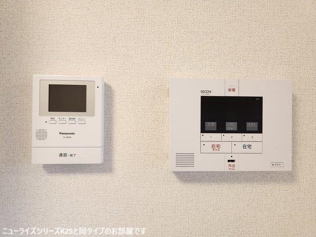 拡大写真:アモリール 1階102のカメラ付インターホン(イメージ)