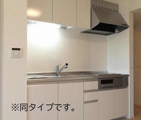 拡大写真:スプリング・ガーデン 2階204のキッチン(イメージ)