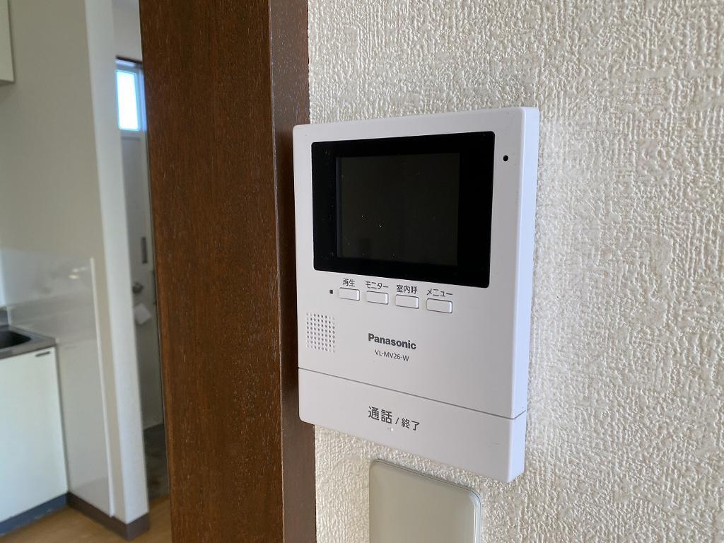 拡大写真:ホワイトパレス 1階202のカメラ付インターホン