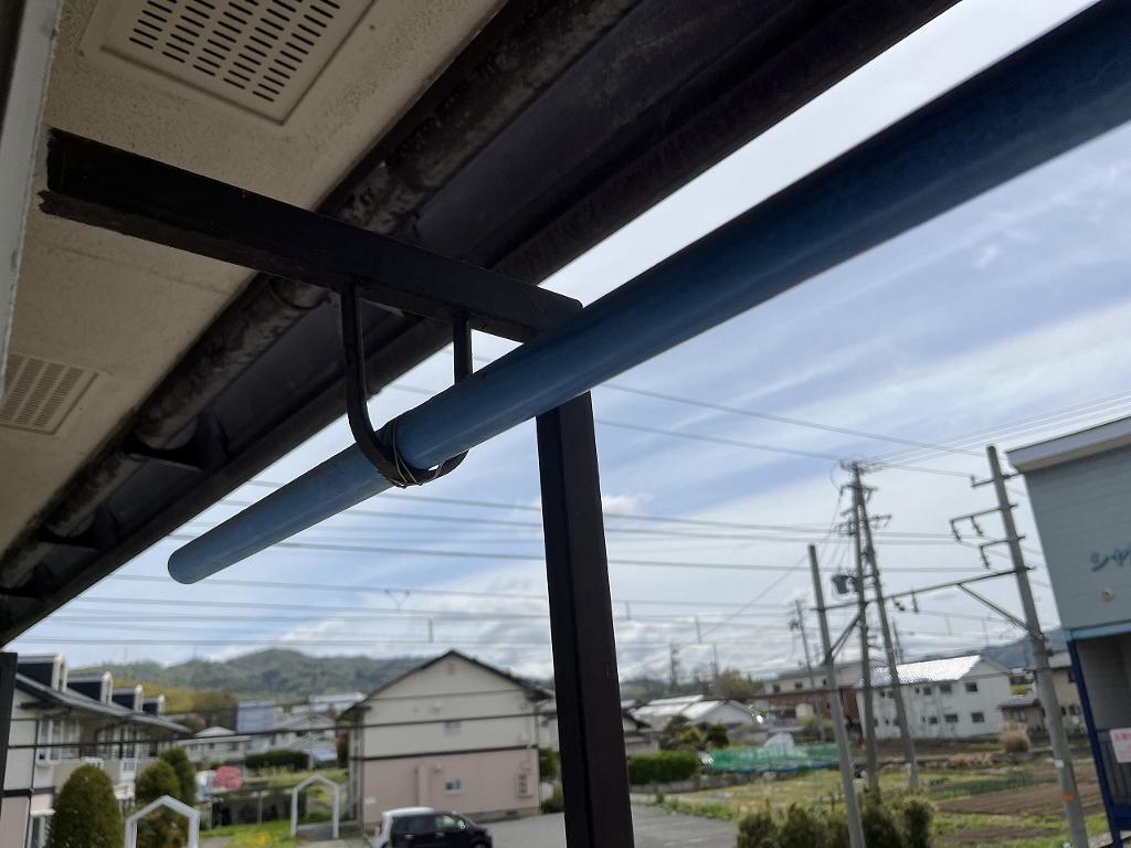 拡大写真:上田市下之郷 2階203の物干し