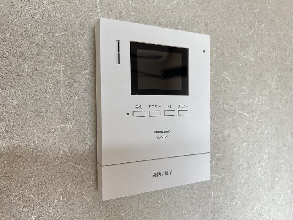 拡大写真:上田市下之郷 2階203のカメラ付インターホン