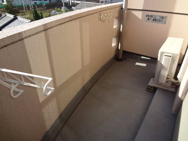 拡大写真：松阪市鎌田町 4階407のベランダ