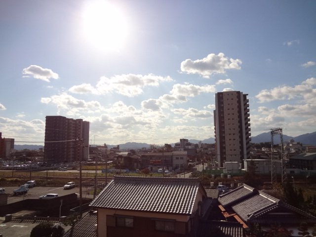 拡大写真：松阪市鎌田町 4階407の眺望