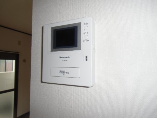 拡大写真: ホワイトハイツ 2階205のカメラ付インターホン