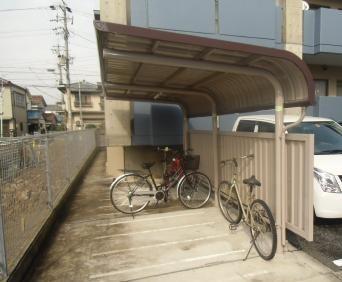 拡大写真: ウィルあじまB棟 1階102の自転車置場(イメージ)