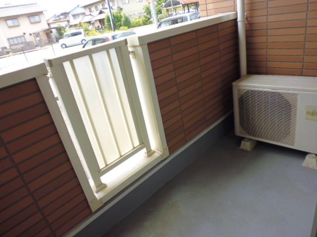 拡大写真:倉敷市北畝6丁目 1階103のベランダ