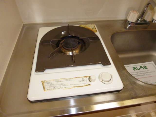 拡大写真:倉敷市連島町鶴新田 2階201のガスコンロ