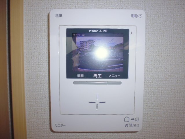 拡大写真:倉敷市神田1丁目 2階201のカメラ付インターホン