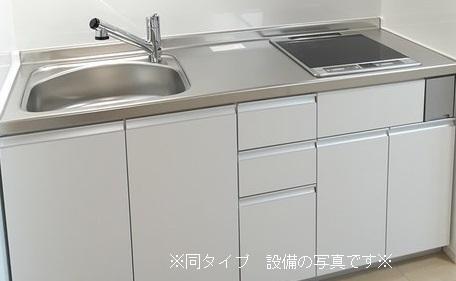 拡大写真:ヴァーチュ葵 2階205のキッチン(イメージ)