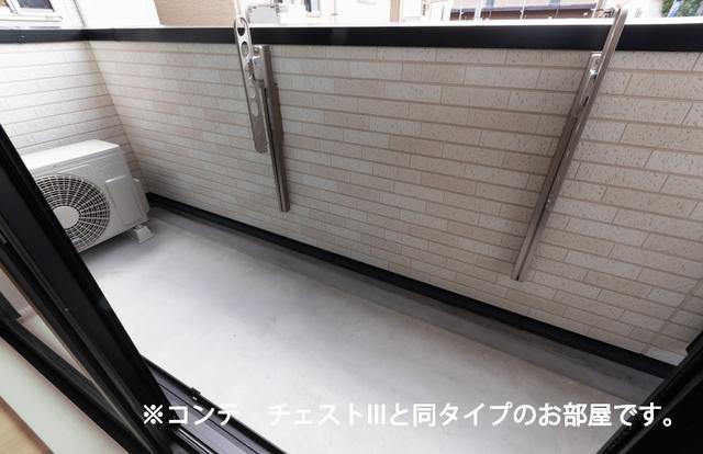 拡大写真:ヒカルサ 小牧田県イースト 2階201のベランダ(イメージ)